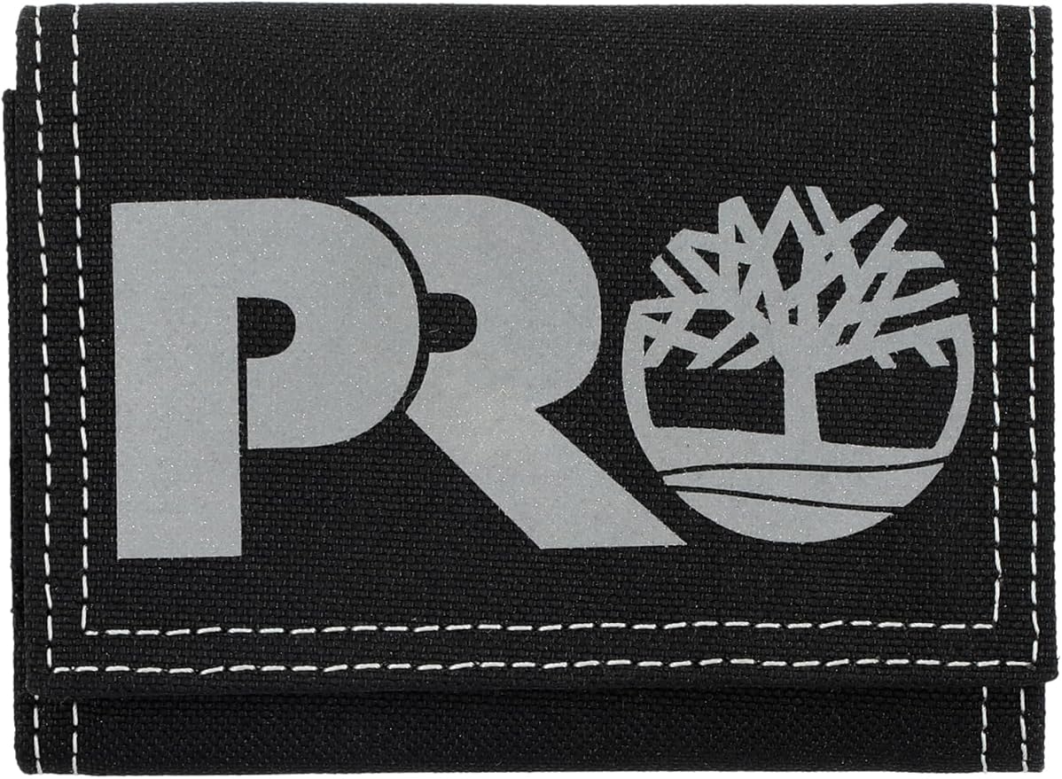 Timberland PRO Men's Cordura Nylon RFID Trifold Wallet with ID Window by TimberlandPRO