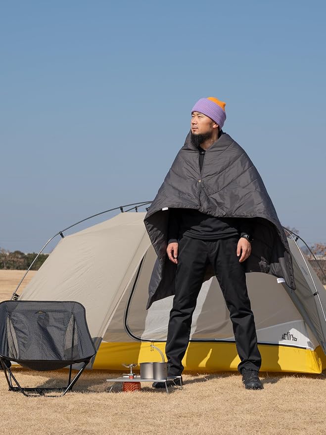3M Thinsulate Insulation Warm Camping Blanket Ultralight Compact - Image 2