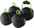 Epicka Tracker Tags with Adjustable Strap, 2-Year Battery, 4 Pack, Black | Works with Apple Find My (iOS Only), IP67 Waterproof, NFC-Enabled Item Finder for Keys, Luggage, Bikes, and Pets by EPICKA