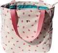 ESVAN Original Floral Water Resistant Large Tote Bag Shoulder Bag for Gym Beach Travel Daily Bags Upgraded by ESVAN