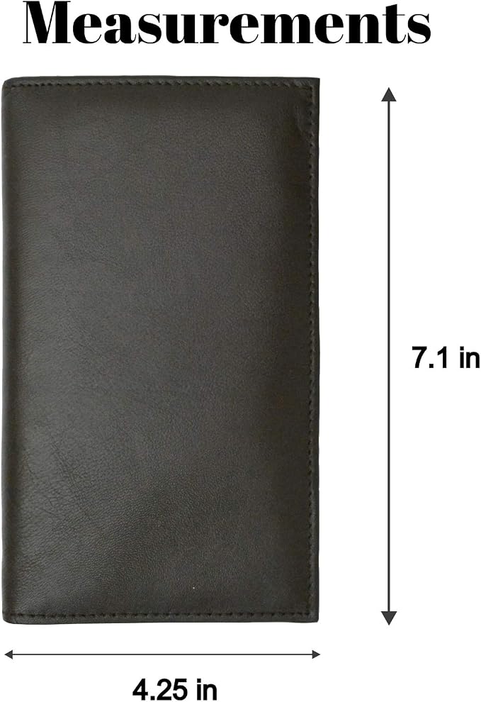 Marshal Bifold Leather RFID Blocking Wallet Credit Card ID Holder (Brown) - Image 2