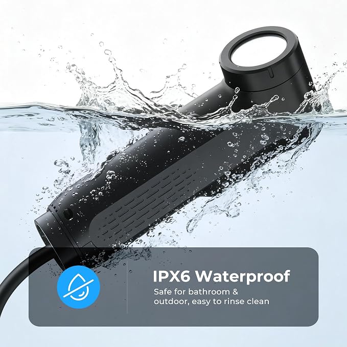 Portable Bidet for Travel Electric Handheld Sprayer 2.5L Large Tank | Dual Spray Modes One-Twist Adjust, 1600mAh Battery, LED Display USB-C Rechargeable, IPX6 Waterproof, for Women Men - Image 7
