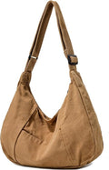Canvas Hobo Crossbody Tote Bag for Women and Men Messenger Bags | Canvas Tote Bag With Zipper,Canvas Crossbody Bag,Canvas Hobo Bag,Shoulder Bag for Women,Travel Work College Purse Handbag by Unknown