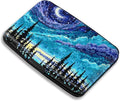 Maicican RFID Blocking Aluminum Credit Card Holder | Slim Metal Wallet for Women & Men, Business Card Case for Travel, Fits Front Pocket, Purple Starry Sky Forest by Maicican
