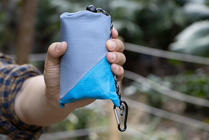 Orga'Neat Pocket Picnic Blanket, Compact Lightweight Tarp for Camping | Foldable, Easy to Carry, Water Resistant Sandproof Washable Quick Dry Mat for Beach, Festival, Travel, Outdoor Recreation - Image 5