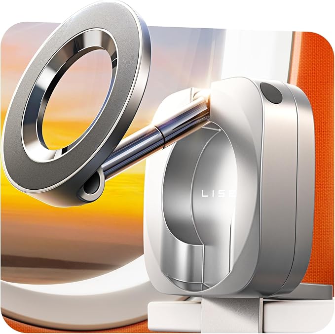 LISEN Airplane Travel Essentials Flying Airplane Phone Holder Magsafe | Hands Free Long Flight Essentials Cruise Essentials 2026 MagSafe Accessories Airplane Gadgets Travel Gifts for Women Unique by Lisen