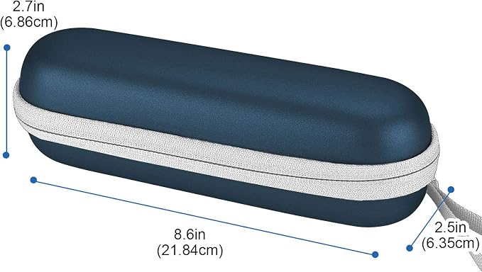 ProCase Toothbrush Travel Case for Oral-B & Sonicare -Navy | Fits Oral-B Pro/IO Series & Sonicare, Hard EVA Cover, Storage Bag Holder with Mesh Pocket - Image 7
