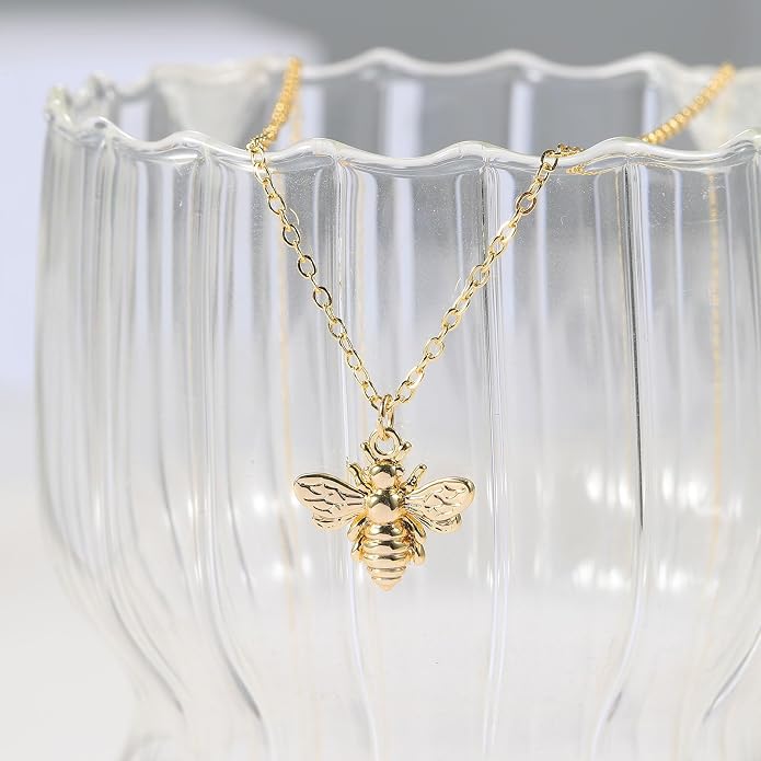 Gold Necklace for Women, Dainty Charm Pendant Necklace Jewelry Gift | 14K Gold Plated, Cute, Delicate, Adults, Non Tarnish, Hypoallergenic, Accessories - Image 5