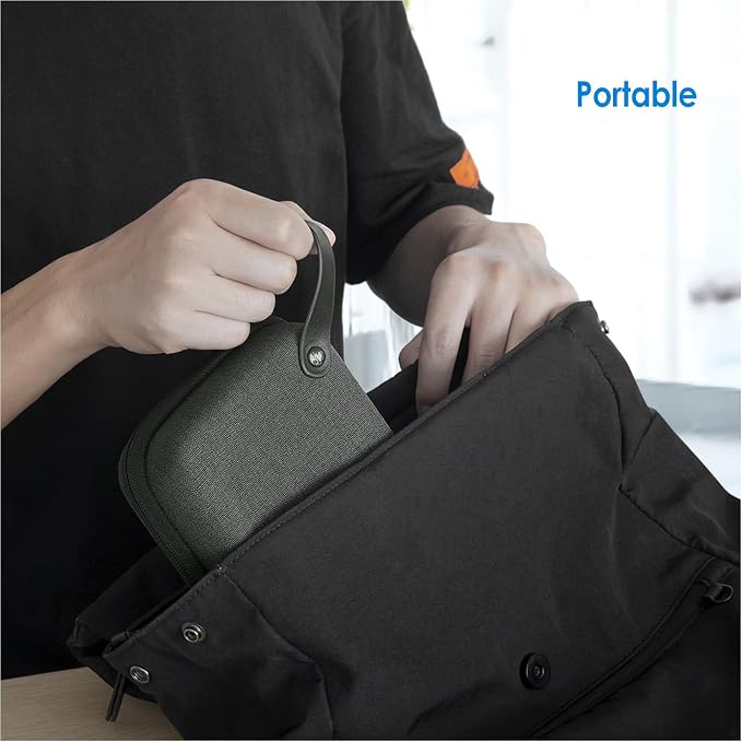 JETech Travel Accessories Organizer Case, Portable Electronic Pouch Gadget Bag for MacBook Power Adapter Chargers, Cables, Power Bank, Mouse, Stylus Pen, Earphone, SD Card, USB Flash Drive - Image 6