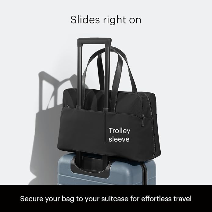 Away The Everywhere Bag, Airline-Approved Carry-On Travel Bag | Water-Repellent Duffel Bag with 16" Padded Laptop Pocket, Trolley Sleeve & Detachable Shoulder Strap - Image 5