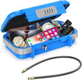 AMIR Portable Safe Box, Combination Lock Box with Code, Waterproof Anti-Theft Mini Travel Safe Box with Removable Chain, Portable Lock Box for Car Dorm Beach Hotel by AMIR