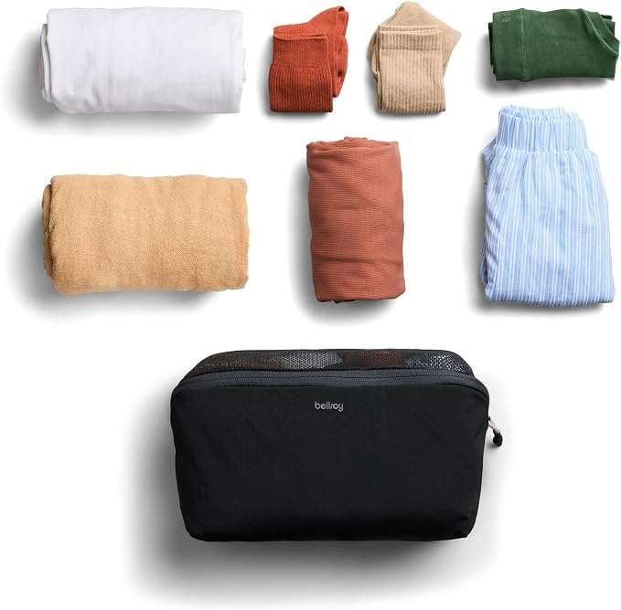 Bellroy Packing Cube, 4L Travel Organizer Pouch - Black | 4L organizer packing cube with an internal zip pocket and a durable, lightweight design - Image 7