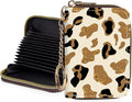 Credit Card Holder for Women,Small Rfid Wallet with Keychain Zipper,Cute PU Leather Card Case Wallet，Accordion Credit Card Wallets Gift,Brown Leopard Print by Unknown
