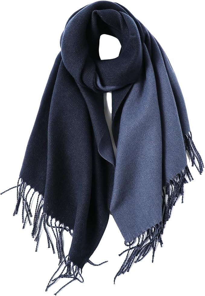 maamgic Women's Scarf Pashmina Shawls Blanket Scarf for Evening Dress | Soft Viscose Blend ,Lightweight,Large Scarf with Cozy Cashmere-Feel, Perfect For Weddings,Cruise Travel & Flights by MaaMgic