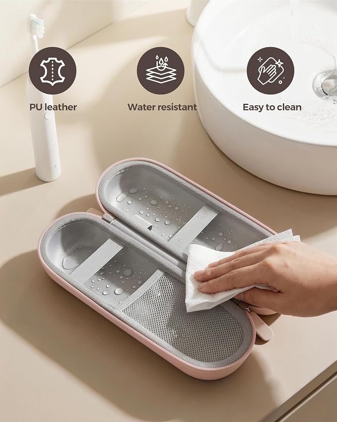 ProCase Electric Toothbrush Travel Case for Oral-B & Philips Sonicare -L | Hard Travel Case for Oral-B 1000/1500/5000/7000/9600 & iO 7/8/9, Philips Sonicare 4100/5100/5300, Fits Full-Size Brushes - Image 6