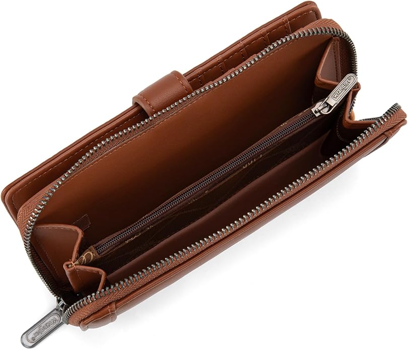 X Wrangler Women's Wallets Bifold Wristlet Wallets for Women Large Capacity Credit Card Wallet with ID Window - Image 3