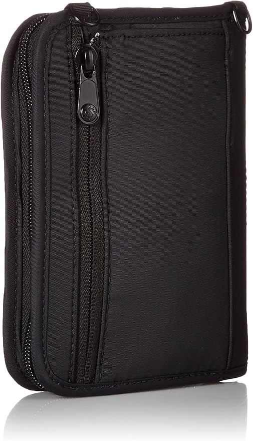 Pacsafe Rfidsafe V150 Anti-theft Blocking Compact Passport Wallet, Black - Image 2