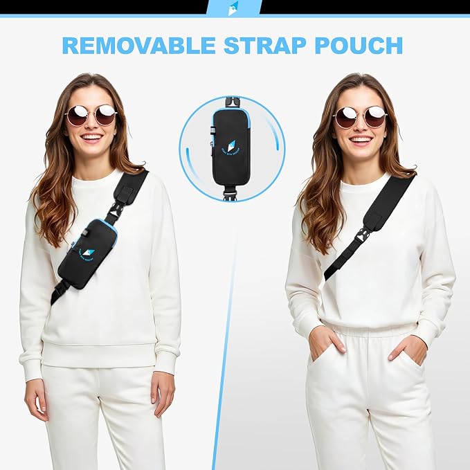 Seektop RFID Anti-Theft Crossbody Bag Sling Backpack for Women & Men, Casual Chest Daypack for Daily Travel - Image 7