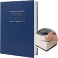 Real Paper Transfer Book Safe, Hollow with Secret Hidden Compartment, Combination Lock, 8.7"×6"×2" (Blue Dictionary-Combination) by PACOLO