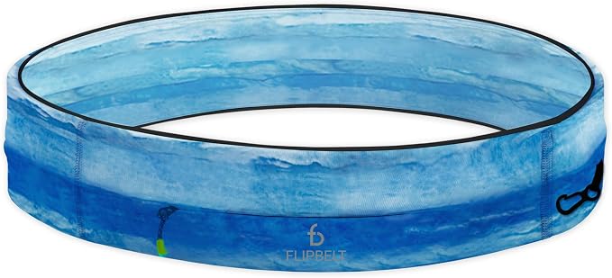 FlipBelt Zipper Running Belt, Waist Pack for Fitness and Running, US Company by FlipBelt