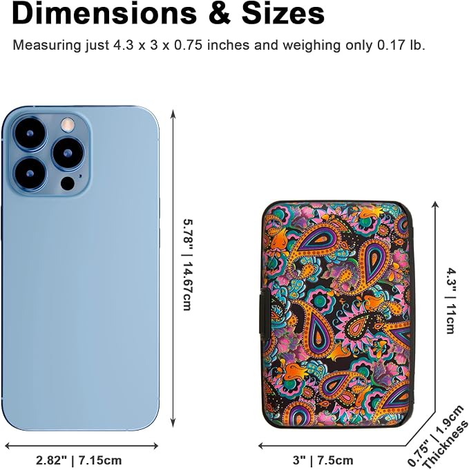 Credit Card Holder Small RFID Blocking Wallet Business Metal Slim Mini Aluminum Hard Case for Women Men - Image 5