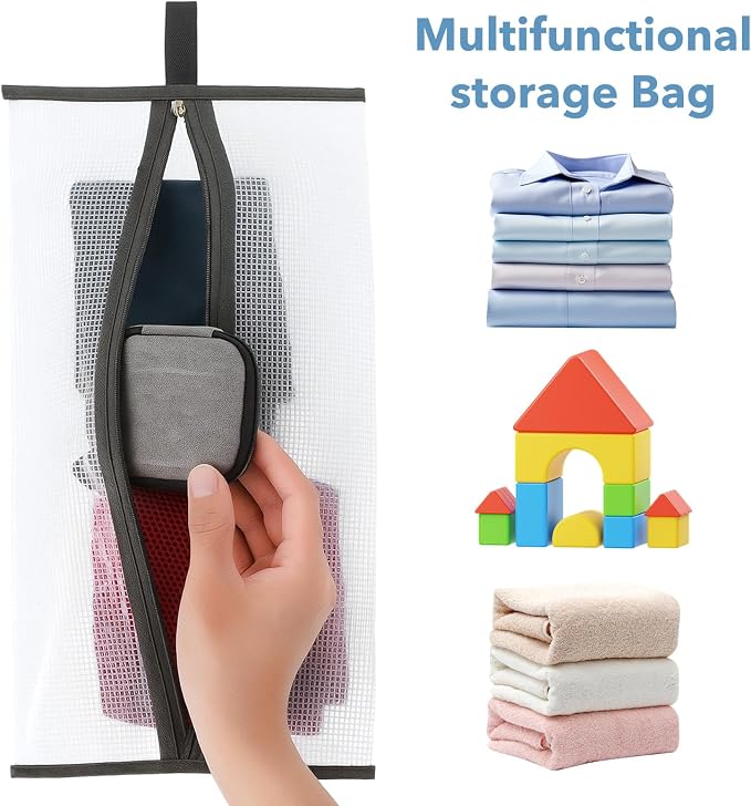 Shoe Travel Bags for Luggage, 4 Pack Waterproof Portable Travel Shoe Bags with Zipper and Handle for Organizer, Reusable Shoes Bag for Gym for Men Women - Image 5