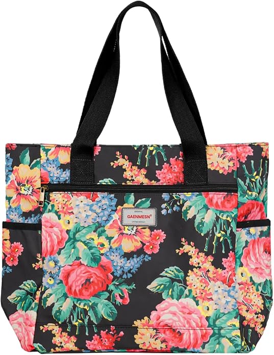 GAENMESN Women's Lightweight Waterproof Tote Bag Durable Designer Handbag with Zipper Travel Commute Everyday Use by GAENMESN