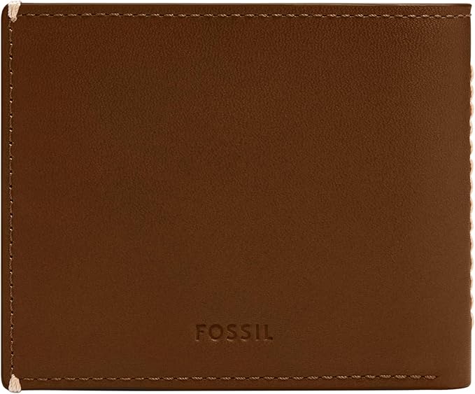 Fossil Men's Wallet, Westover Leather Bifold Flip ID Wallet for Men, Brown - Image 4