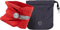 Trtl Pillow - Scientifically Proven Neck Support Travel Pillow for Airplanes - Lightweight and Machine Washable - Ergonomic Design for Traveling on Cars and Trains - Red by Trtl