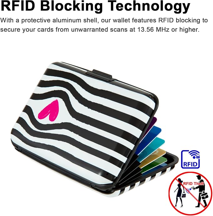 Credit Card Holder Small RFID Blocking Wallet Business Metal Slim Mini Aluminum Hard Case for Women Men - Image 3