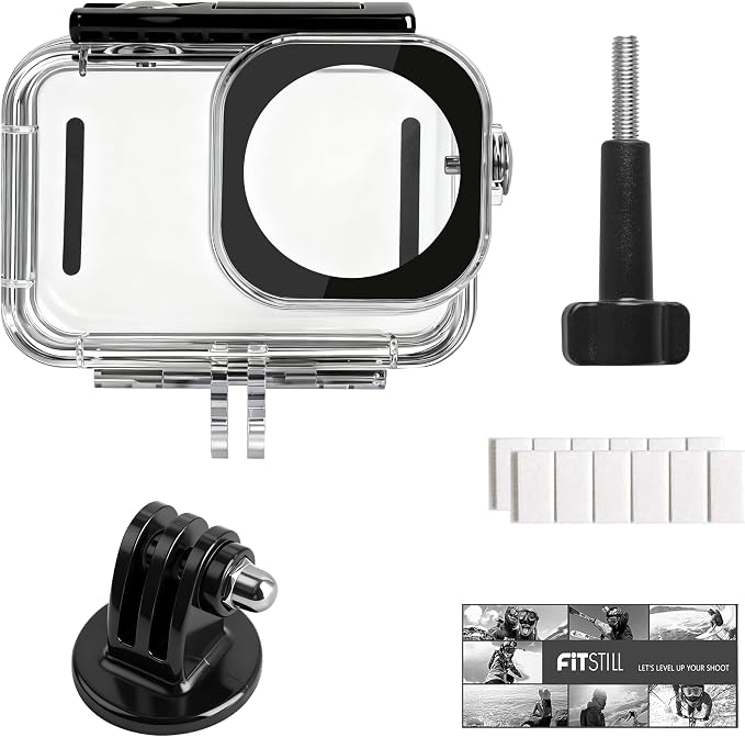 FitStill Waterproof Protective Case for DJI OSMO Action 6 | 60M/196FT Invisible Dive Protective Cover Underwater Housing with 1/4 Adapter Mount Action6 Accessory - Image 8