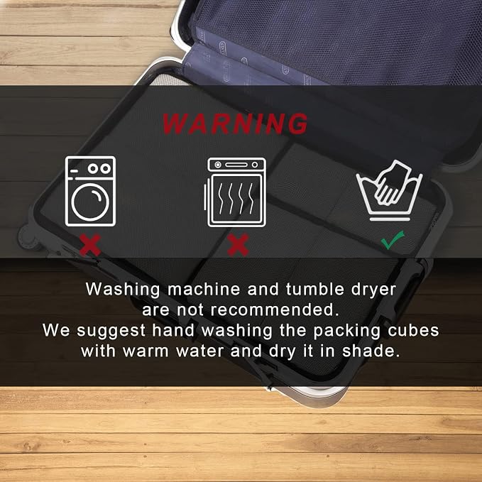 BAGAIL 6 Set Packing Cubes,Travel Luggage Packing Organizers - Image 7