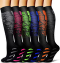 COOLOVER Copper Compression Socks for Women and Men(6 Pairs)-Best Support for Running, Athletic, Travel by COOLOVER