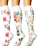 CHARMKING Compression Socks for Women & Men Circulation (3 Pairs) 15-20 mmHg is Best Support for Athletic Running Cycling by CHARMKING
