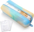 Cotton Pad Swab Travel Case, Waterproof Organizer (Ocean Breeze) by VisFresh