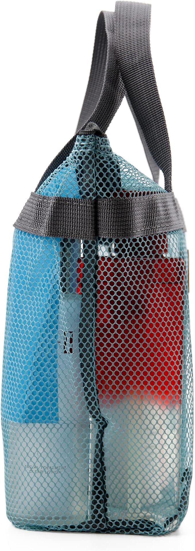 Mesh Shower Caddy Bag Portable Hanging Toiletry and Bath Organizer with Zipper for Travel, Gym, Camping, College Dorms, Beach - Image 8
