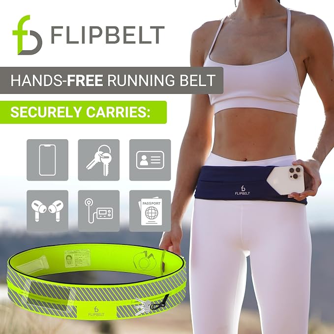 FlipBelt Classic Running Belt, Phone Holder for Running, Money Belt Pouch - Image 2