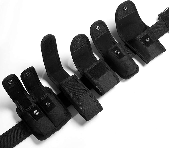 10 in 1 Duty Belt Black Law Enforcement Tactical Equipment System Set 10 pcs - Image 3