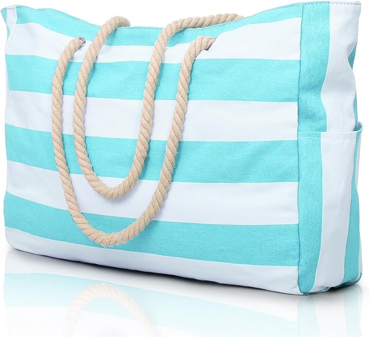 Becokan Beach Bags for Women Large Waterproof Beach Tote Bag Zipper Beach Bags Waterproof Sandproof Swim Pool Bag Large Tote by BecokanBeachBagSpecialist