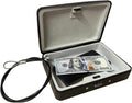 SEPOX® Water Fire Resistant Steel Case Lock Box 3-Ft Cable Resettable Combo by SEPOX