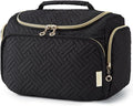 BAGSMART Travel Toiletry Bag for Women, Cosmetic Bag Makeup Bag Organizer with Handle, Travel Bag for Toiletries, Travel Accessories, Full Sized Container by BAGSMART