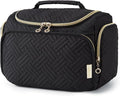 BAGSMART Travel Toiletry Bag for Women, Cosmetic Bag Makeup Bag Organizer with Handle, Travel Bag for Toiletries, Travel Accessories, Full Sized Container by BAGSMART