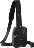 Anti Theft Sling Bag Tactical Small Shoulder Chest Crossbody Bag for Men Women with Zipper Lock RFID Blocking（camouflage） by Tibroni