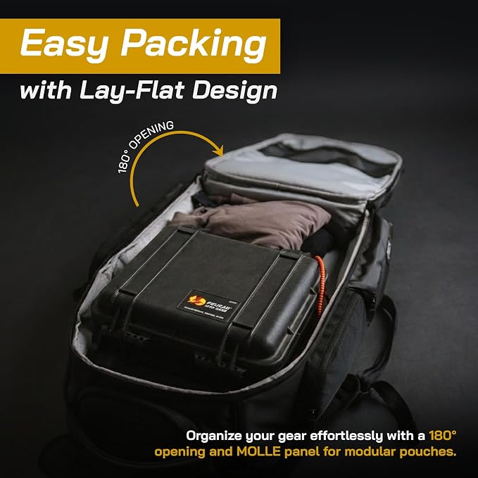 EMP Proof Backpack PRO, Faraday Backpack For Laptops & Devices | Military Grade Data Protection & Privacy Bag For Laptops, Standard, RFID Pockets, TSA Lock, Rainfly & 180 Degree Lay Flat - Image 3