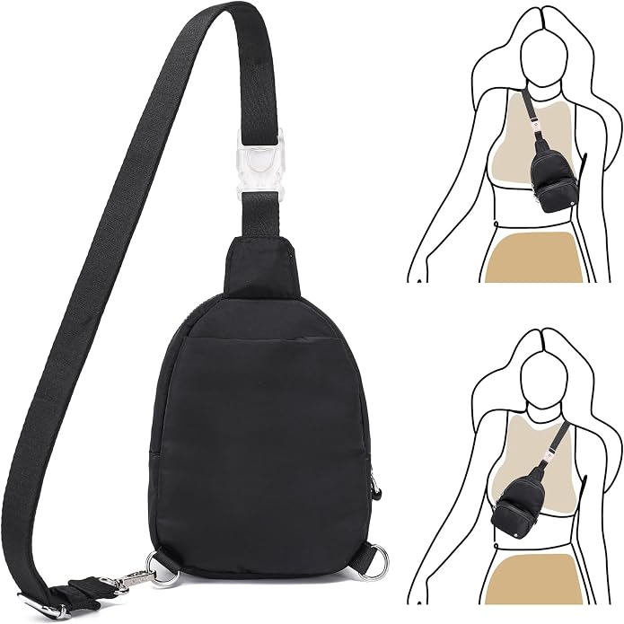 NEICOA Small Anti Theft Crossbody Bags for Women Lightweight RFID Sling Bag | Nylon Travel Purse for Daily Casual Use - Image 8