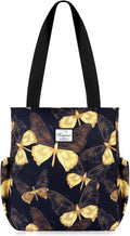KAMO Floral Tote Bag - Waterproof Lightweight Handbags Travel Shoulder Bag for Hiking Yoga Gym Swimming Travel Beach by KAMO