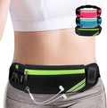 AIKENDO Slim Running Belt Fanny Pack Phone Holder Money Belt Women and Men | Waist Pack Bag for Hiking Cycling Workout Travelling, Reflective Runners Belt Jogging Pouch, Sport Gear Accessories by AIKENDO