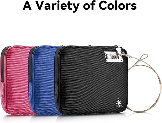 KOSMCCO Anti Theft Beach Locking Bag, Portable Travel Safe, Blue | Lockable Design, Holds Phone Wallet and Keys, Compact and Durable, Ideal for Beach Pool and Vacation - Image 7