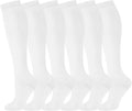 Compression Socks for Women Men 15-20 mmHg Knee High Support for Nurses, Travel, Pregnancy, Athletic by Dorobios