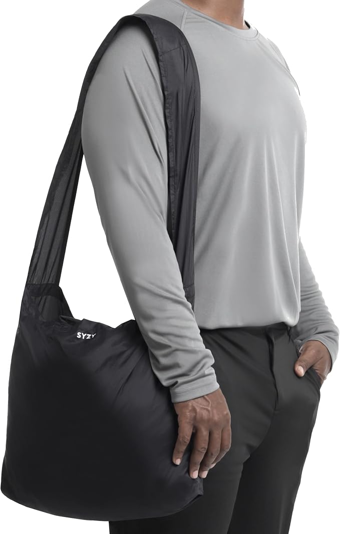 SYZY World's Most Compact Travel Tote Bag Portable Shopping Beach Market Bag - Reusable Collapsible Stuffable - Image 10